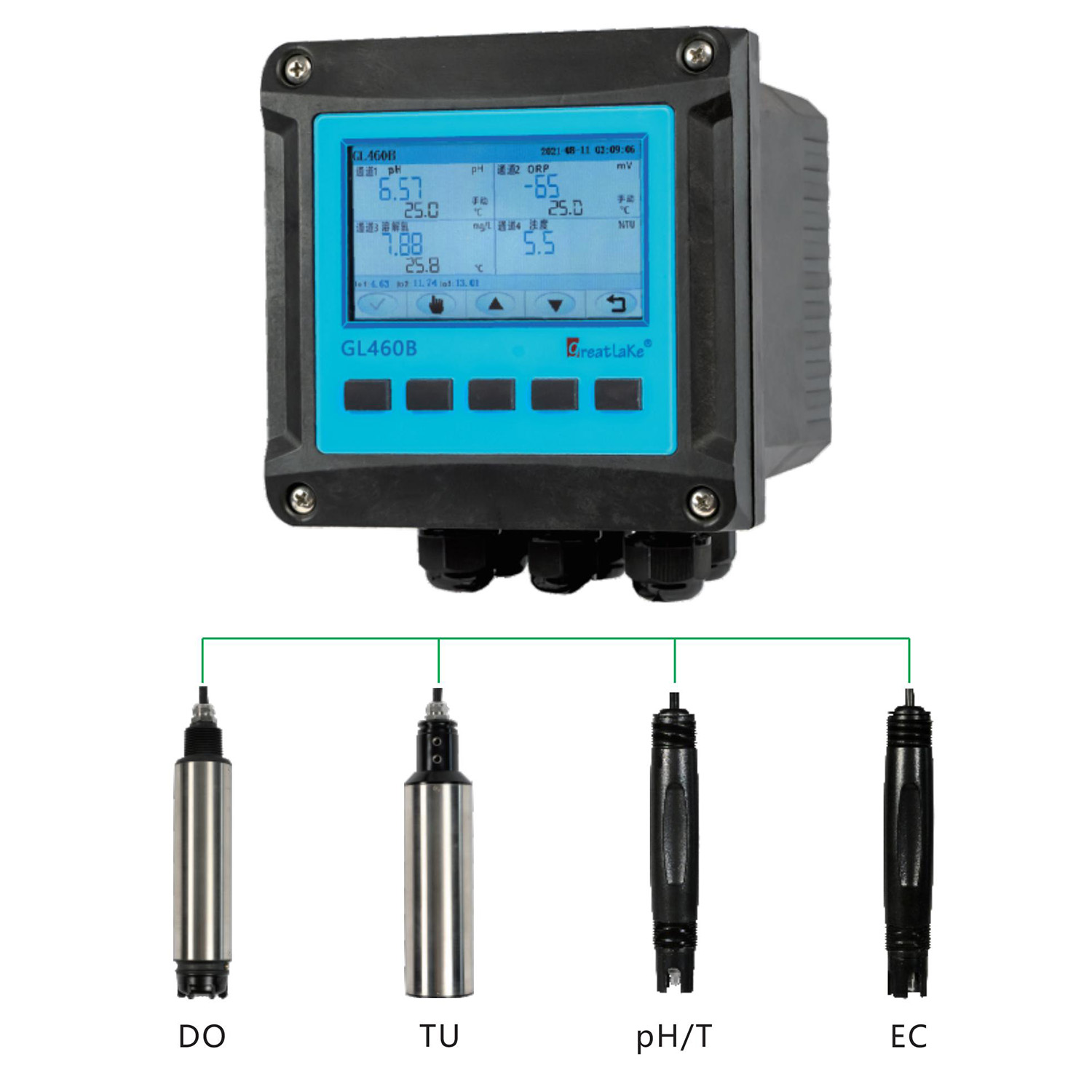 五參數(shù)水質(zhì)自動(dòng)監(jiān)測儀GL460B